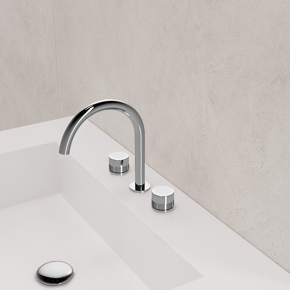 Three Hole Basin Mixers